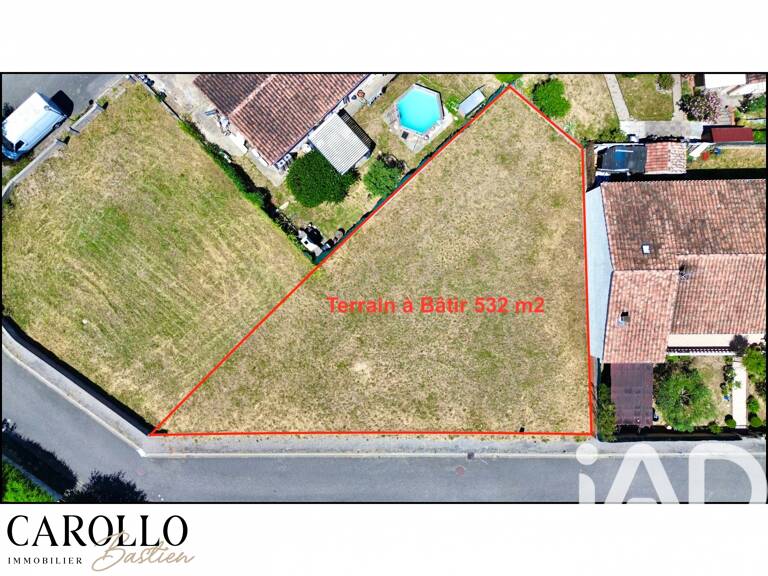 Vente Terrain 532 m&sup2; — photo 1