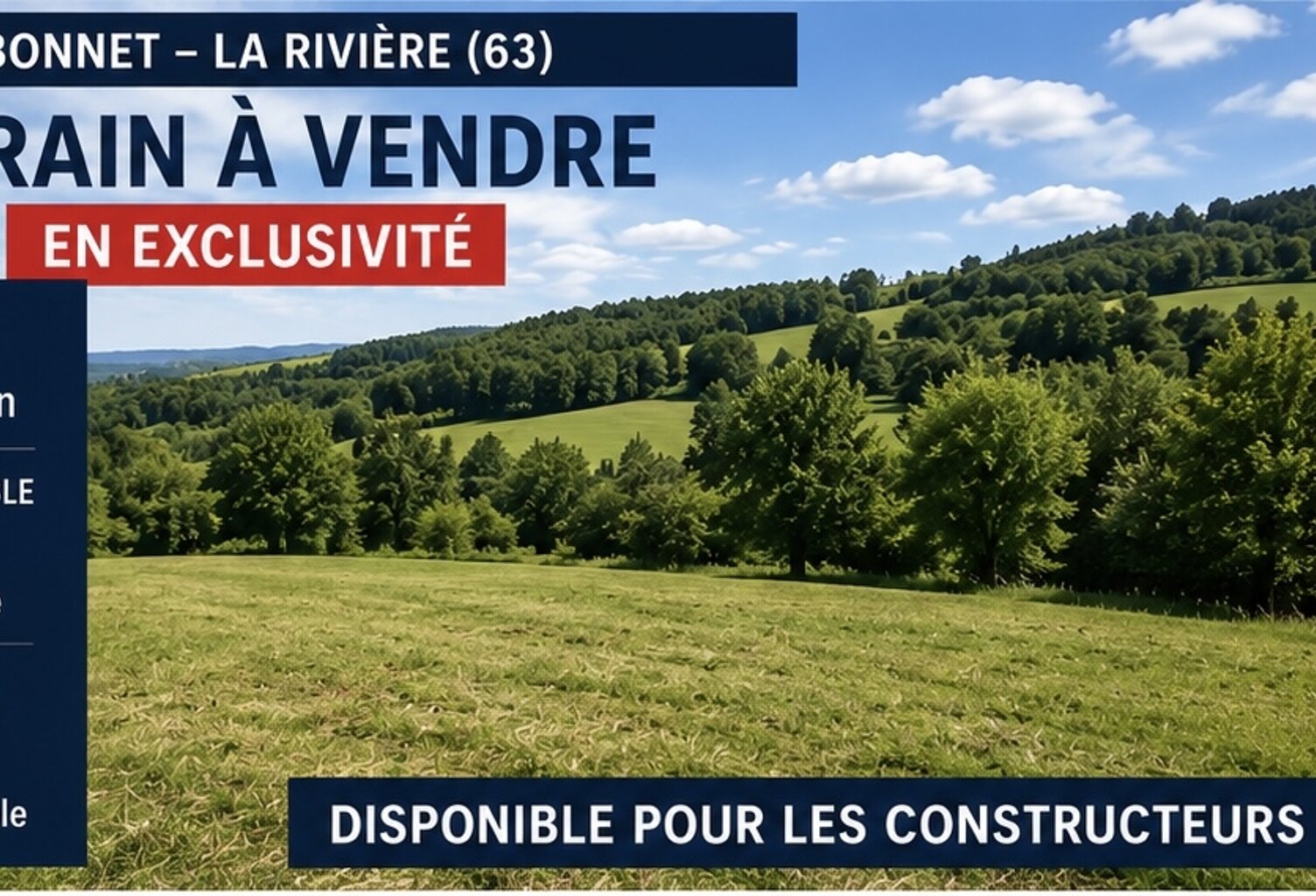 Vente Terrain 2 038 m&sup2; — photo 1