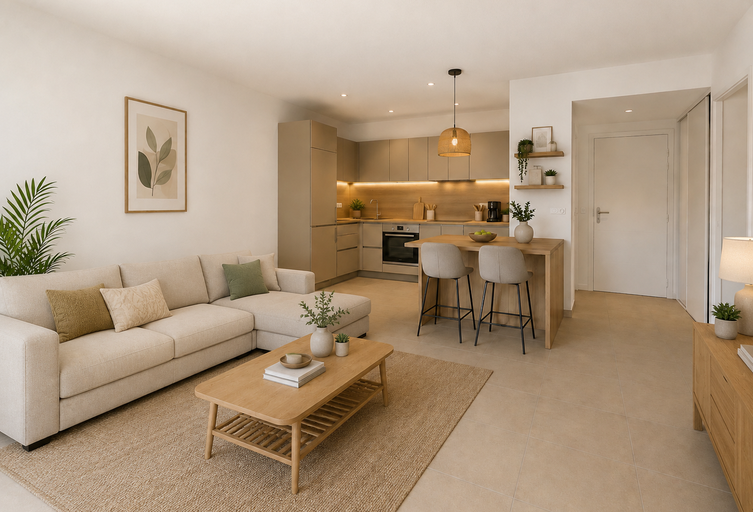 NICE NORD   3P 73M2 - DERNIER ÉTAGE, TERRASSE 21M2 PLEIN SUD — photo 1