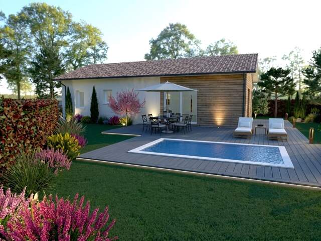 Projet de construction d'une maison 90 m² avec terrain à HINX (40) — photo du bien