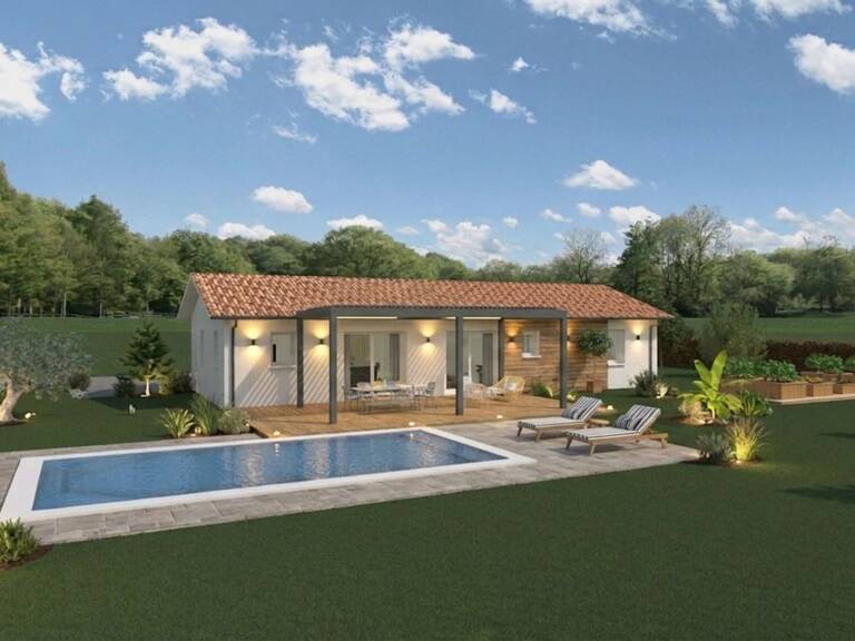 Projet de construction d'une maison 100 m² avec terrain à HINX (40) — photo 1