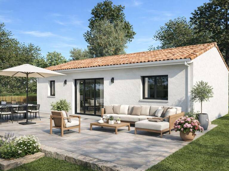 Projet de construction d'une maison 70 m² avec terrain à CASTELJALOUX (47) — photo 1