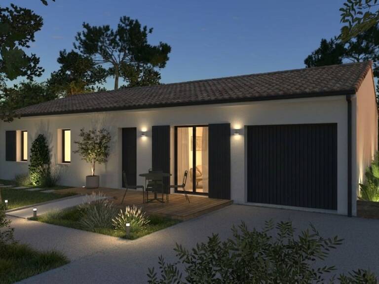 Projet de construction d'une maison 70 m² avec terrain à AMBARES-ET-LAGRAVE (33) — photo 1