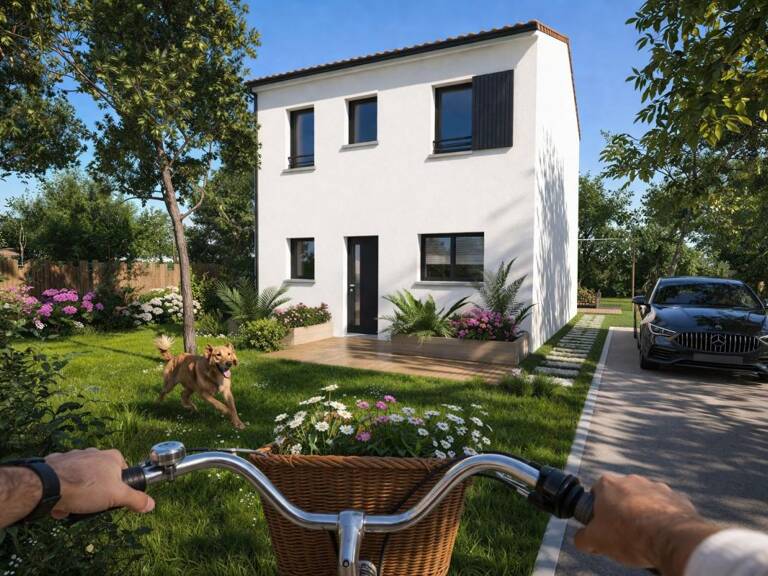 Projet de construction d'une maison 90 m² avec terrain à FARGUES-SAINT-HILAIRE (33) — photo 1