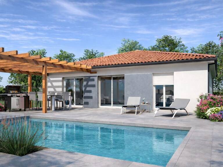 Projet de construction d'une maison 90 m² avec terrain à BIGANOS (33) — photo 1