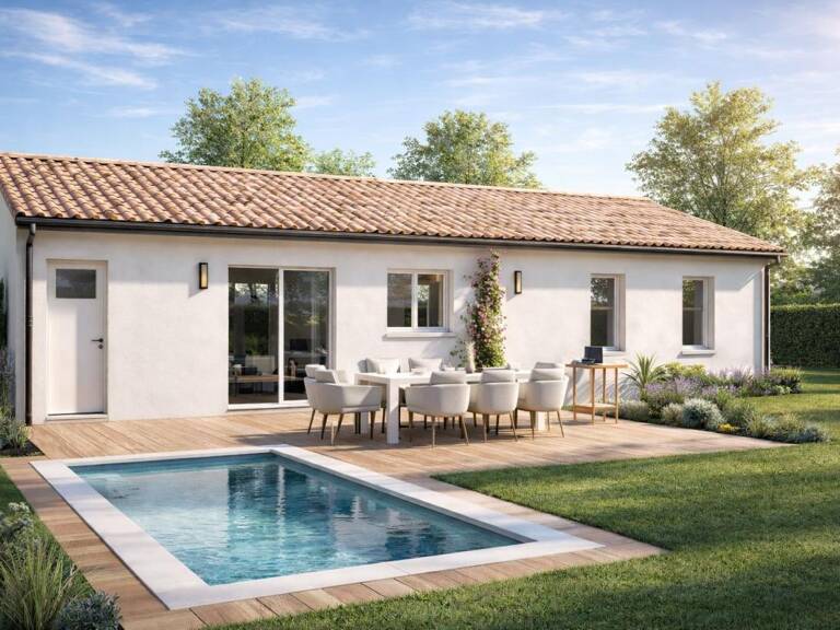 Projet de construction d'une maison 85 m² avec terrain à ANDERNOS-LES-BAINS (33) — photo 1