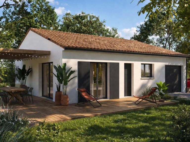 Projet de construction d'une maison 60 m² avec terrain à BELIN-BELIET (33) — photo 1