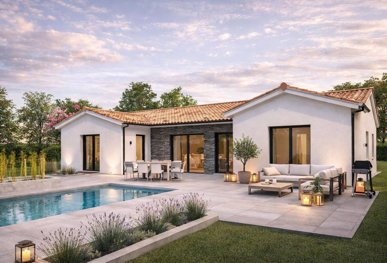Projet de construction d'une maison 116 m² avec terrain à CHANIERS (17) — photo 1