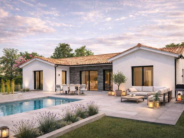 Projet de construction d'une maison 116 m² avec terrain à CHANIERS (17) — photo 1