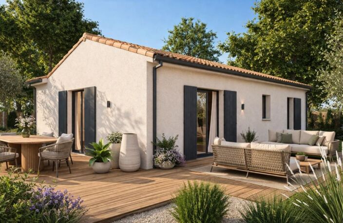 Projet de construction d'une maison 90 m² avec terrain à CHANIERS (17) — photo 3