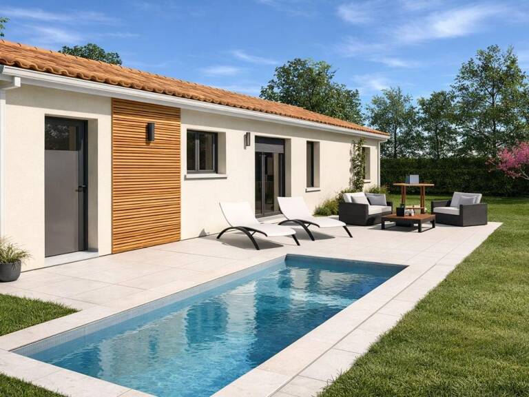 Projet de construction d'une maison 90 m² avec terrain à CASTELNAU-DE-MEDOC (33) — photo 1