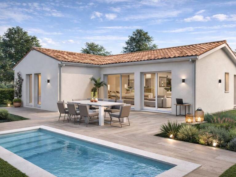 Projet de construction d'une maison 90 m² avec terrain à CASTELNAU-DE-MEDOC (33) — photo 1
