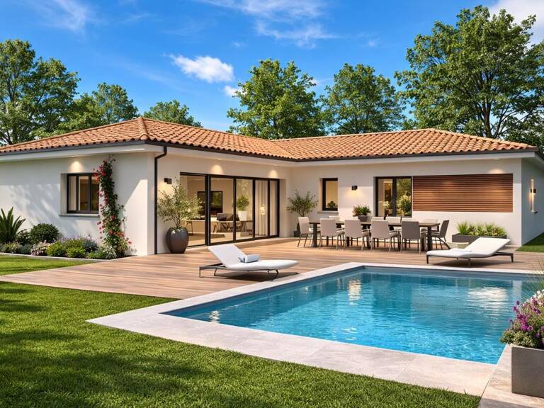 Projet de construction d'une maison 90 m² avec terrain à CASTELNAU-DE-MEDOC (33) — photo 1