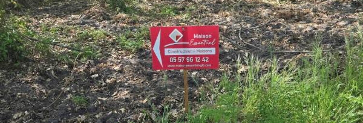 Terrain 800 m² à construire Le Tuzan (33125)