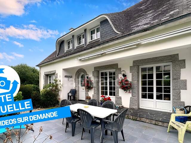 LE JUCH(29) Maison néo-bretonne de 148m² sur un terrain de 1000m², 4 chambres, garage, sous-sol — photo du bien