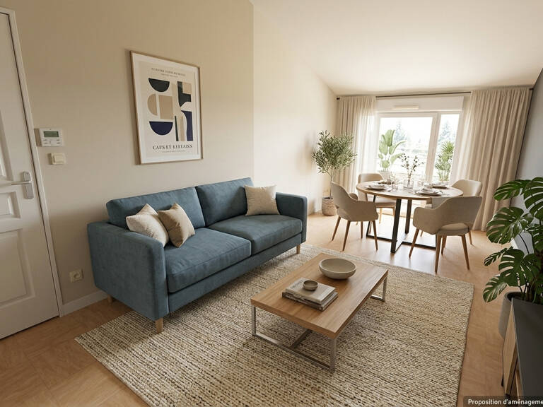 Appartement T2 lumineux avec balcon – Résidence sécurisée à deux pas des remparts — photo 1
