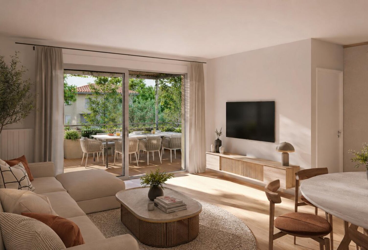 Bel appartement T3 avec grande terrasse à Sathonay-Village — photo 1