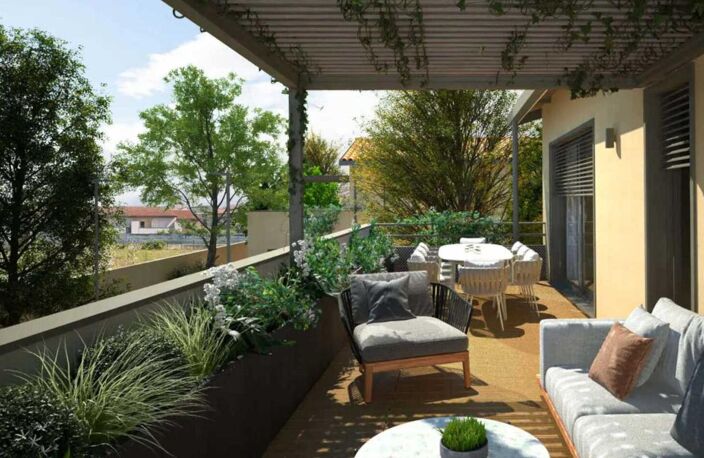 Bel appartement T3 avec grande terrasse à Sathonay-Village — photo 2
