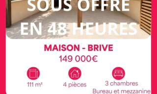 Maison 4 Pièces 111 m² à vendre à Brive-la-Gaillarde (19100)