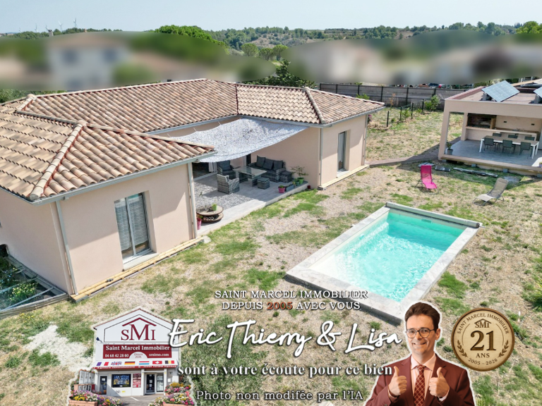 VILLA PLAIN PIED / double garage sur grand terrain — photo 1