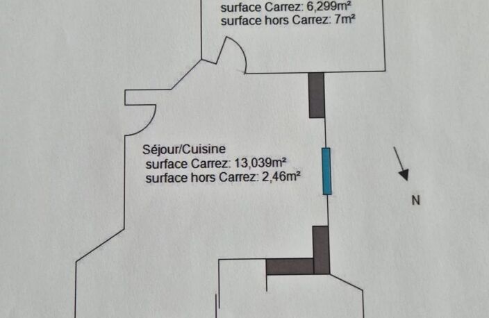 1P - 34m² - Dernier étage - Carabacel — photo 5