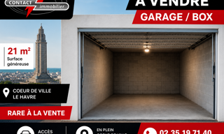 Garage  21 m² à vendre à Le Havre (76600)