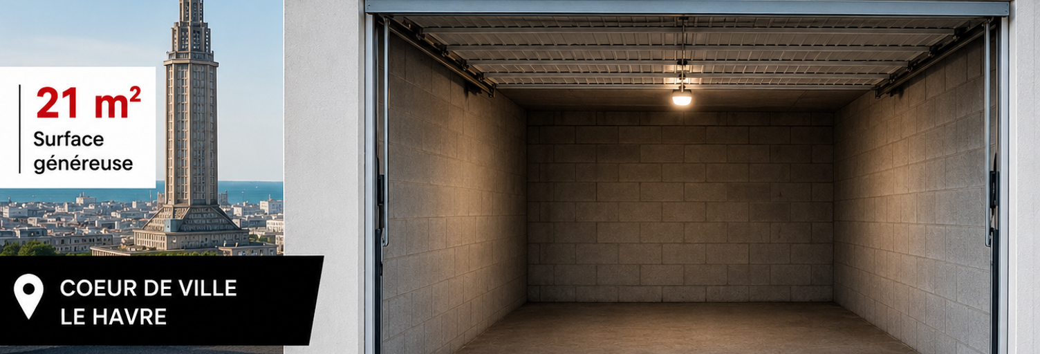 Garage  21 m² à vendre à Le Havre (76600)