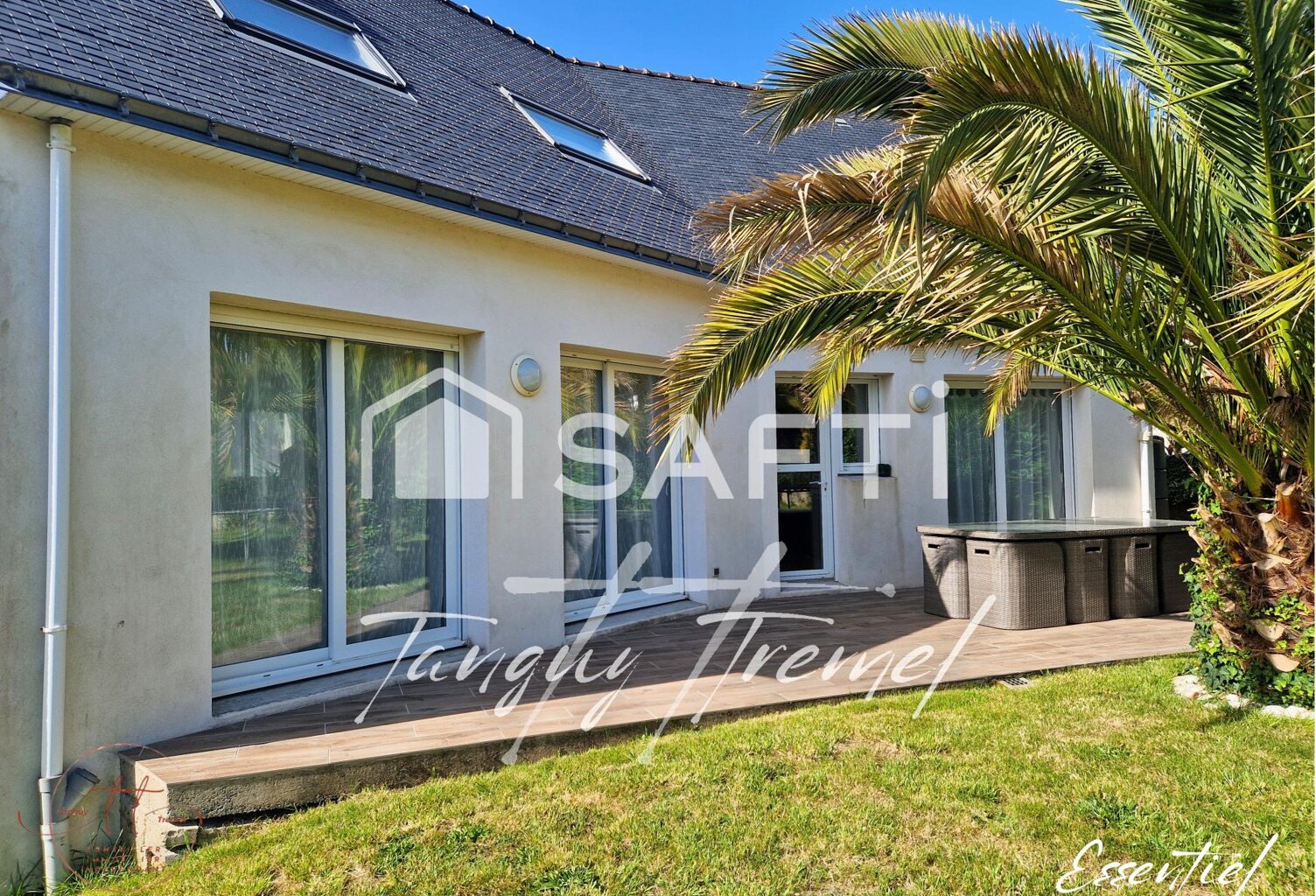 LANVAUDAN  Maison familiale sans travaux avec vie de plain-pied et sous-sol complet — photo 1