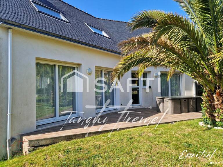 LANVAUDAN  Maison familiale sans travaux avec vie de plain-pied et sous-sol complet — photo 1