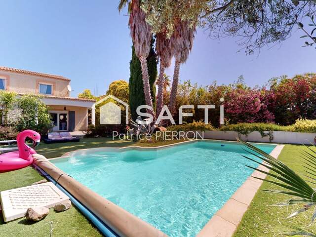 Villa avec piscine et jardin à Cournonterral — photo du bien