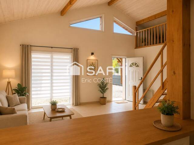 GUJAN-MESTRAS  Maison 4 pièces avec garage et jardin. — photo du bien