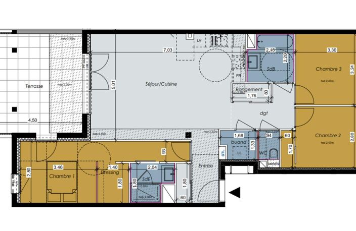 Vente Appartement 4 pièces — photo 5