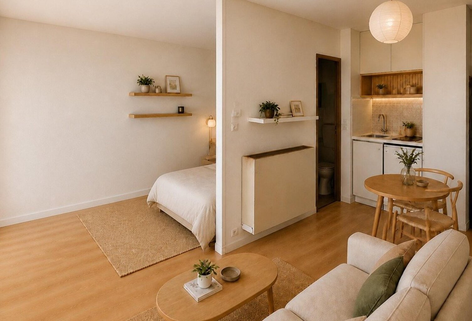 Au coeur de Saint Augustin dans une résidence sécurisée, T1 bis avec balcon — photo 1