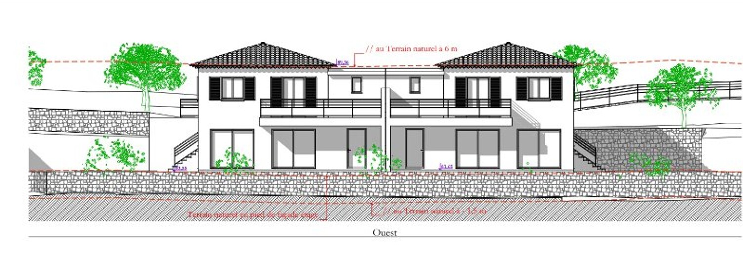 Terrain  2052 m² à vendre à Montauroux (83440)