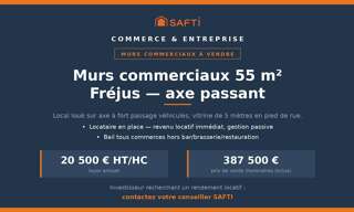Commerce 1 Pièce 55 m² à vendre à Fréjus (83600)