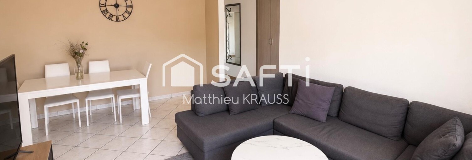 Appartement 3 Pièces 63 m² à vendre à Saint-Louis (68300)