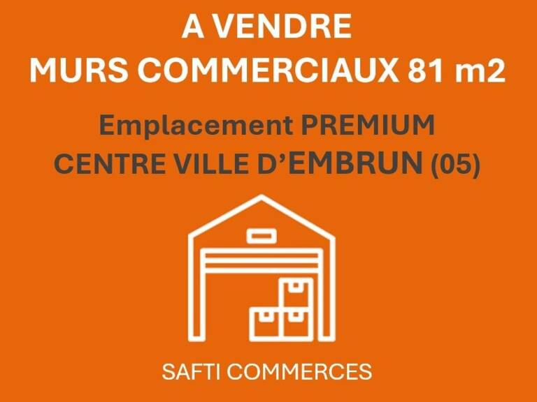 À VENDRE  MURS COMMERCIAUX - EMPLACEMENT PREMIUM À EMBRUN — photo 1
