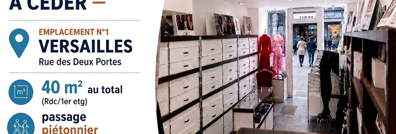 Commerce  40 m² à vendre à Versailles (78000)