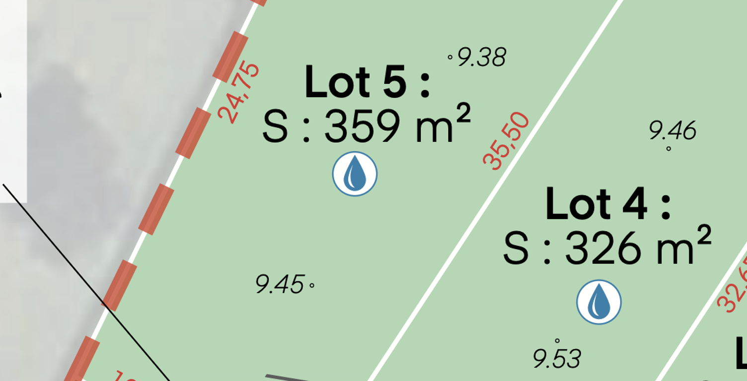 Vente Terrain à bâtir 359 m&sup2; — photo 1