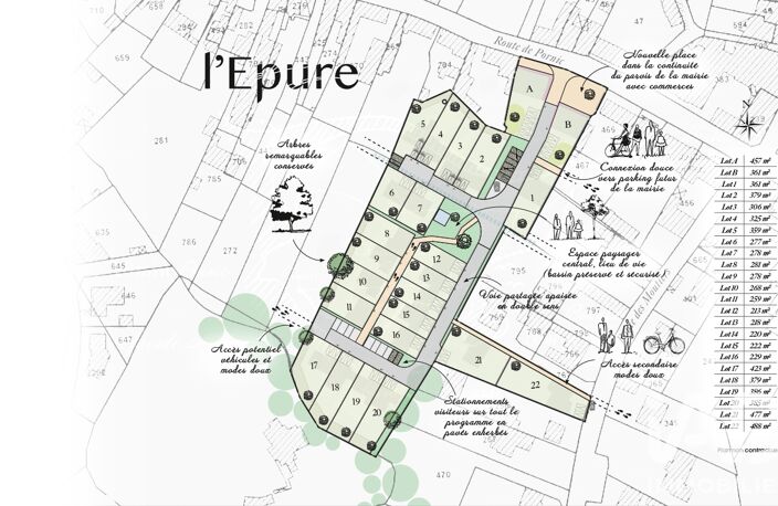 Vente Terrain à bâtir 359 m&sup2; — photo 3