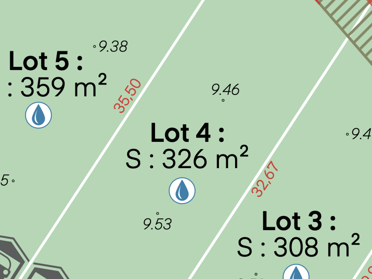 Vente Terrain à bâtir 326 m&sup2; — photo 1