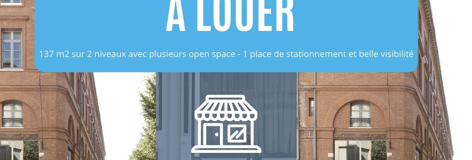Bureau  137 m² à louer à Toulouse (31000)