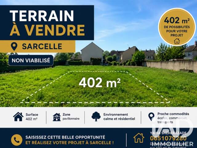 Vente Terrain à bâtir 402 m&sup2; — photo du bien