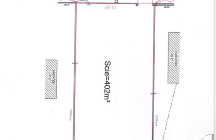 Vente Terrain à bâtir 402 m&sup2; — photo 2