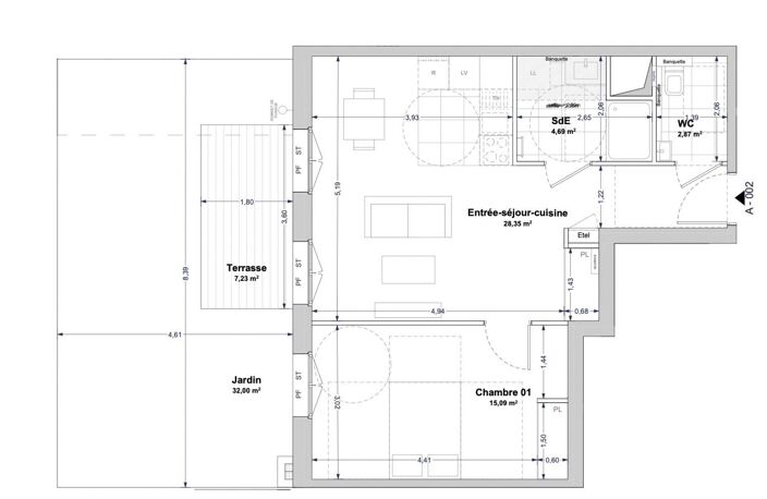 Vente Appartement 2 pièces — photo 2