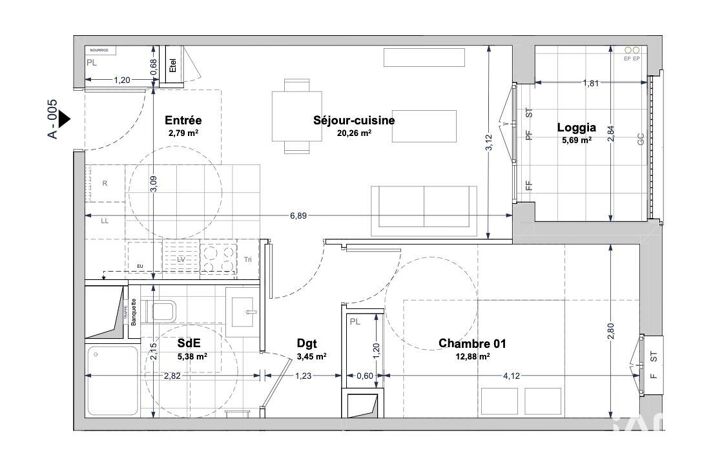 Vente Appartement 2 pièces — photo 2
