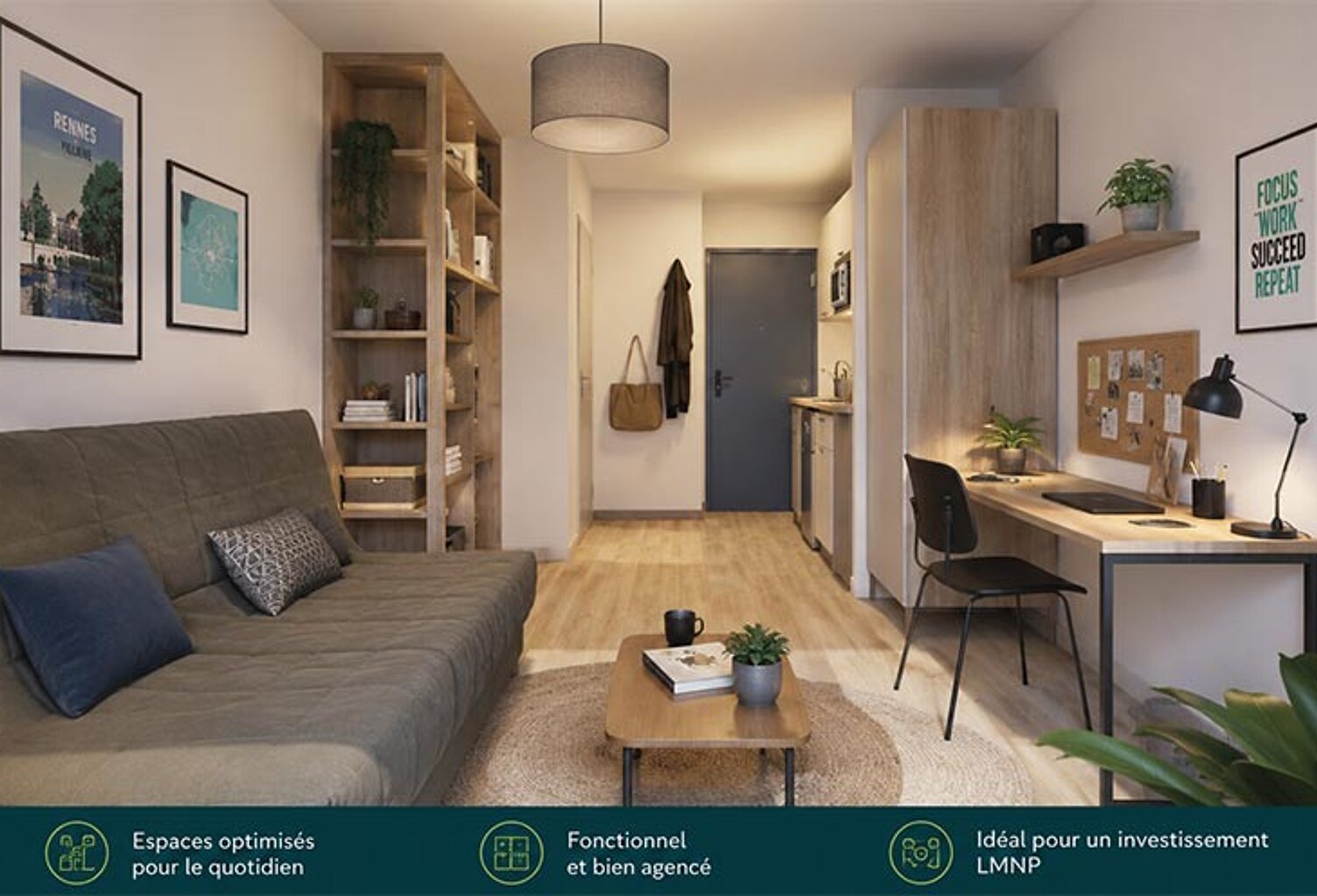 Investissez dans un studio à moins de 150 000 € * ! — photo 1