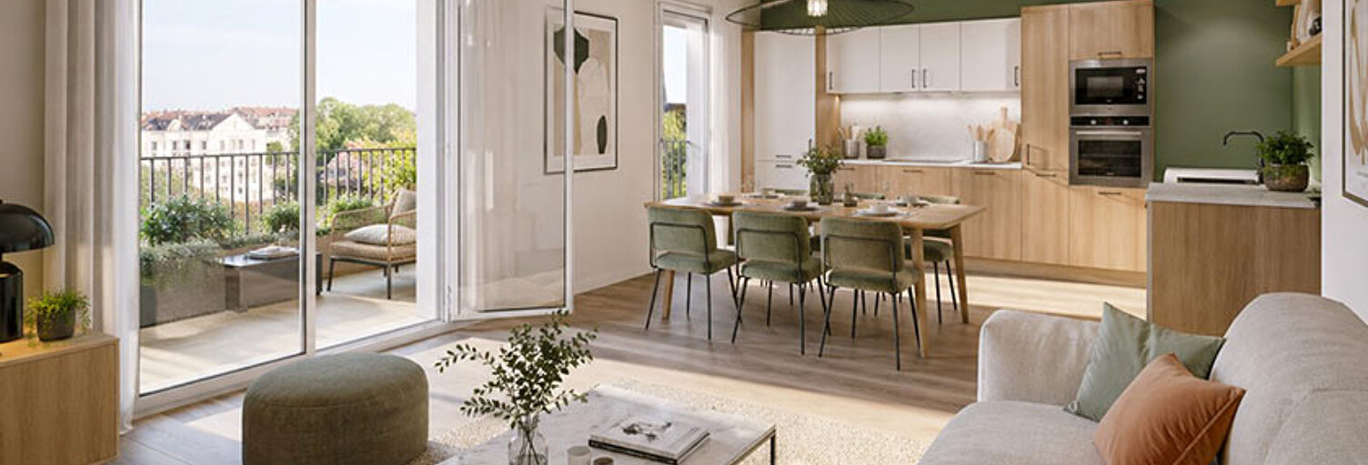 Appartement neuf T2, T3, T4, T5 Pièce 36 à 112 m² à vendre à Évreux (27000)