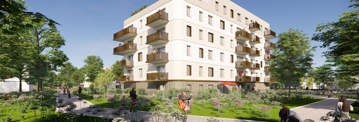 Appartement neuf T1, T2, T3, T4 Pièce 23 à 79 m² à vendre à Fleury-sur-Orne (14123)