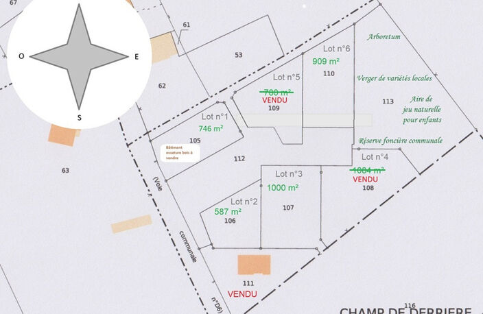 TERRAIN A VENDRE 587 M² EN ÉCO-LOTISSEMENT !! — photo 2